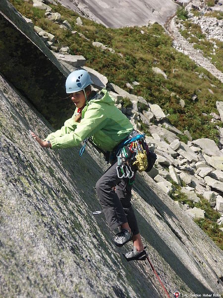 Klettern Salbit (K/B/5a) Franz Lischer