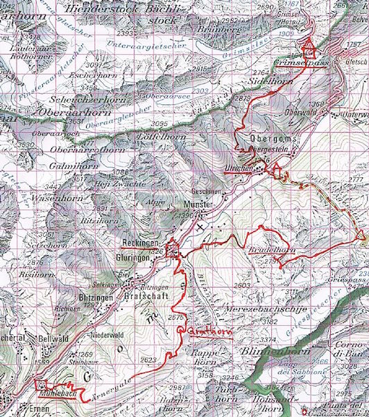 Bergwandern im Goms (W/B/T3) Willi Streuli