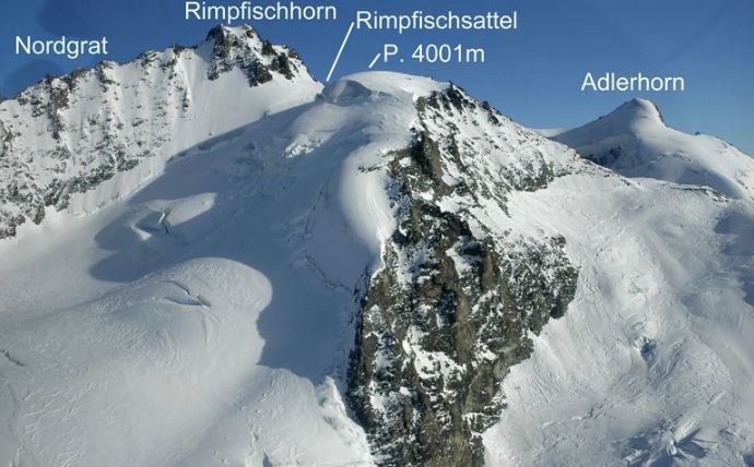 Rimpfischhorn 4199m (H/B/WS+) Daniel Tanner