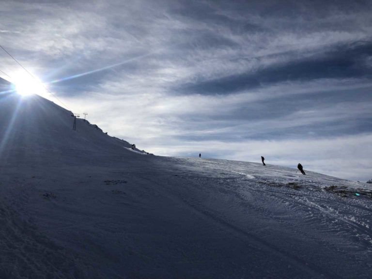 Abfahrt auf ca. 2100m