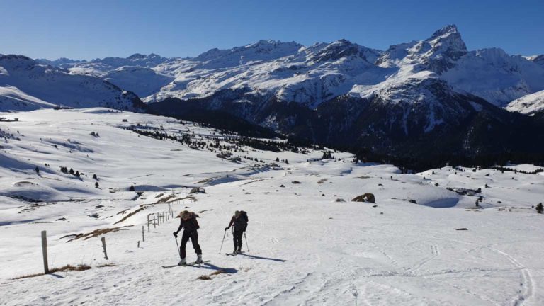 10 Susanne und Ueli oberhalb der Alp Flix