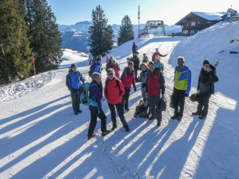 SAC SS-Tour Grüsch-Danusa mit René Kuch vom 22. Jan. 2020.