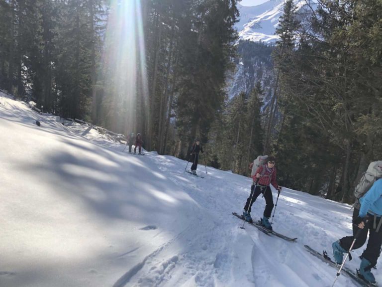 Im Aufstieg bei ca. 1500m
