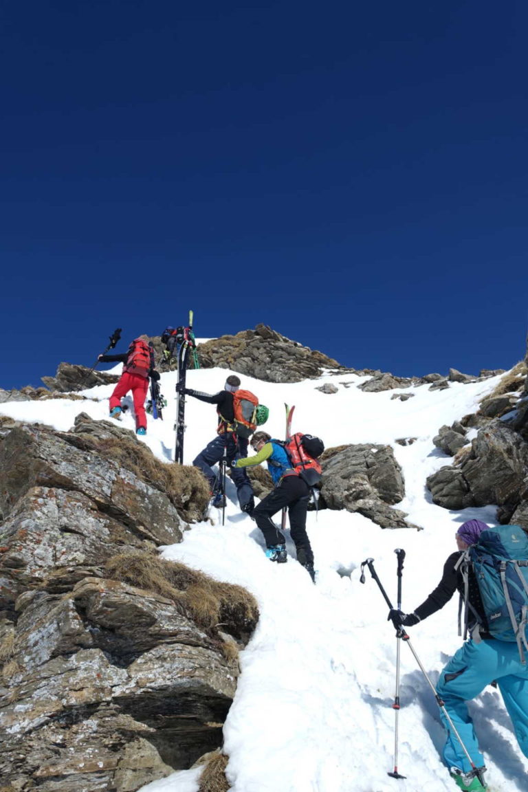 Ein paar Meter zu Fuss auf den Beverin Pingt (Vorgipfel, 2591m)