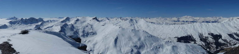 Gipfelpanorama bei Prachtwetter