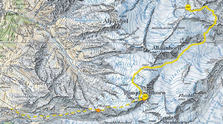 Rimpfischhorn 4199m (H/A/WS+) Daniel Tanner