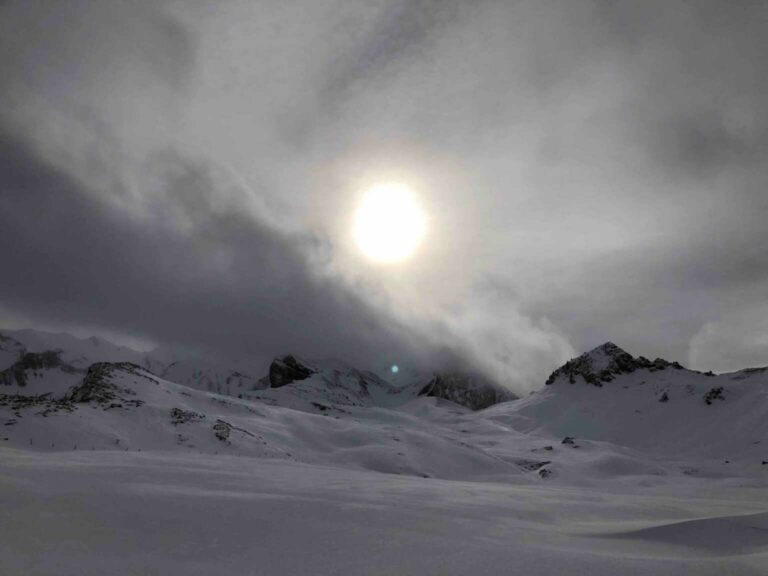 Blick Richtung Druesberg endlich Sonne