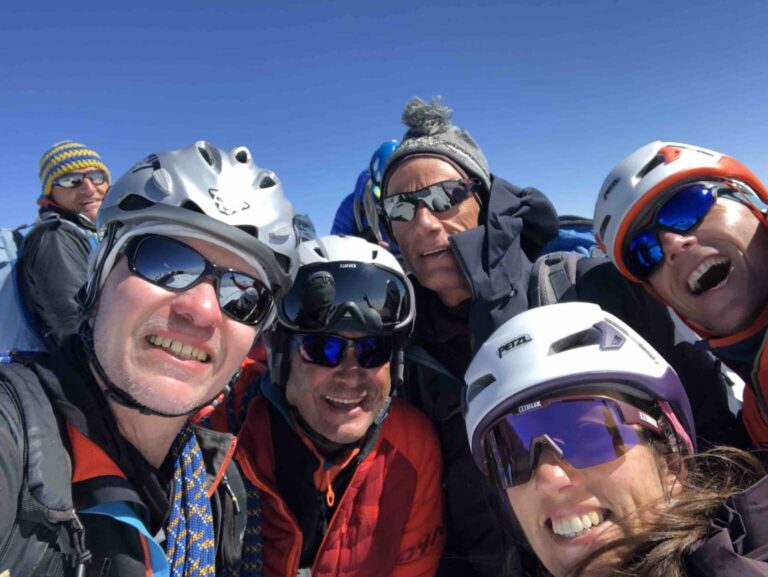 Team auf dem Palue-Ostgipfel