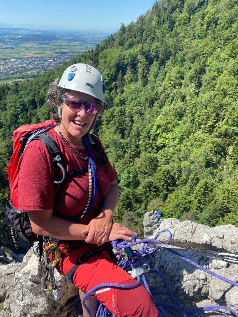 03_Glückliche Kletterin