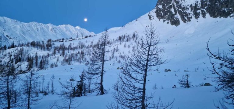 03a Abendstimmung aus Pianseccohütte