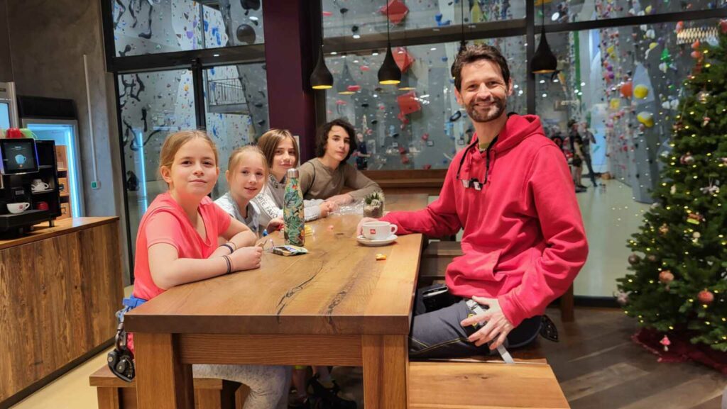 Klettern in der Kletterhalle (K/C/3a – 7a) Francesco Gilardi