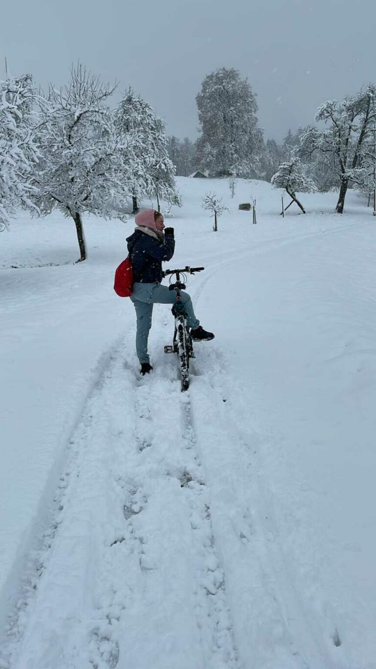 Verschneite Strassen
