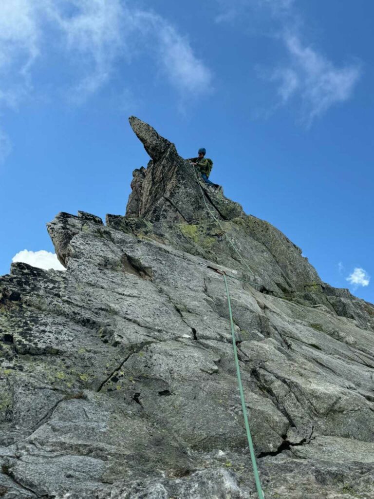 Die 1. Seillänge