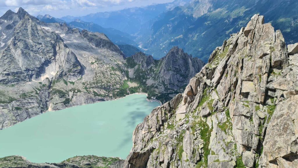 Mehrseillängen Bergeller Granit TW (K/B/5a – 6a) Franz Lischer