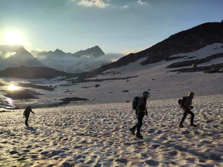 Aufstieg zum Witenwasserenpass