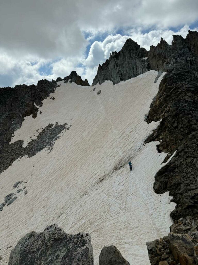 Schneefeld beim Chli Läckihorn